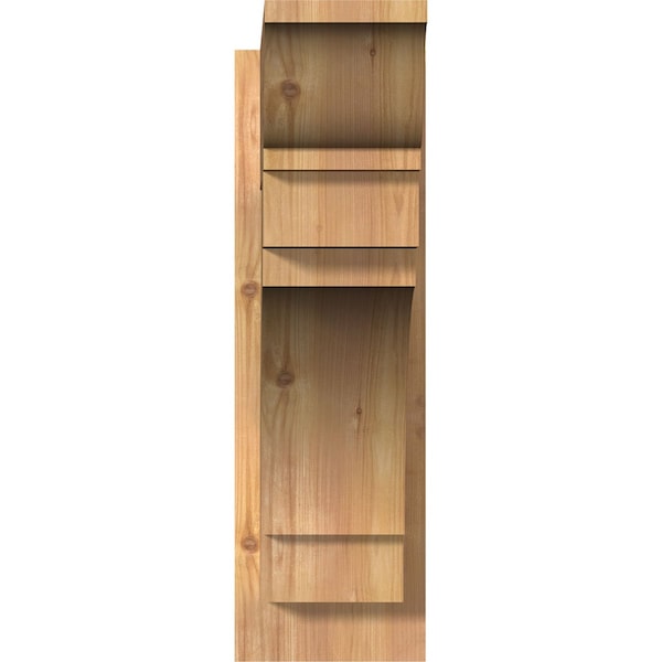 Merced Smooth Traditional Outlooker, Western Red Cedar, 7 1/2W X 24D X 24H